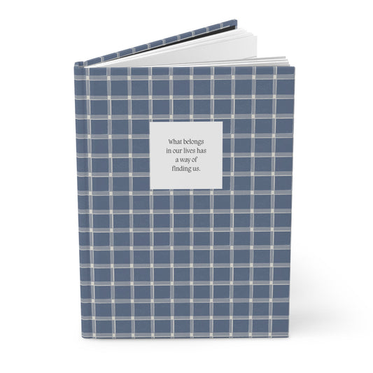 Blue Jean Plaid Journal - Inkwell Cats