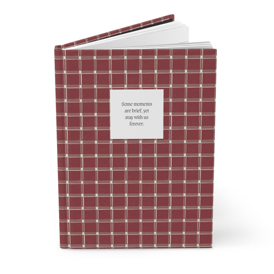 Bordeaux Plaid Journal - Inkwell Cats