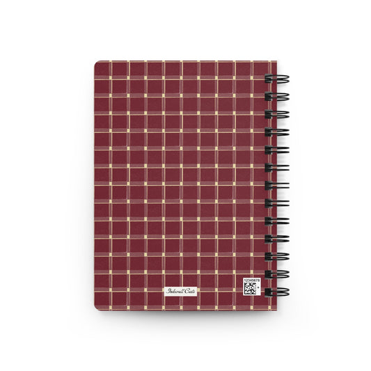 Crimson Sunday Reset Spiral Journal - Inkwell Cats