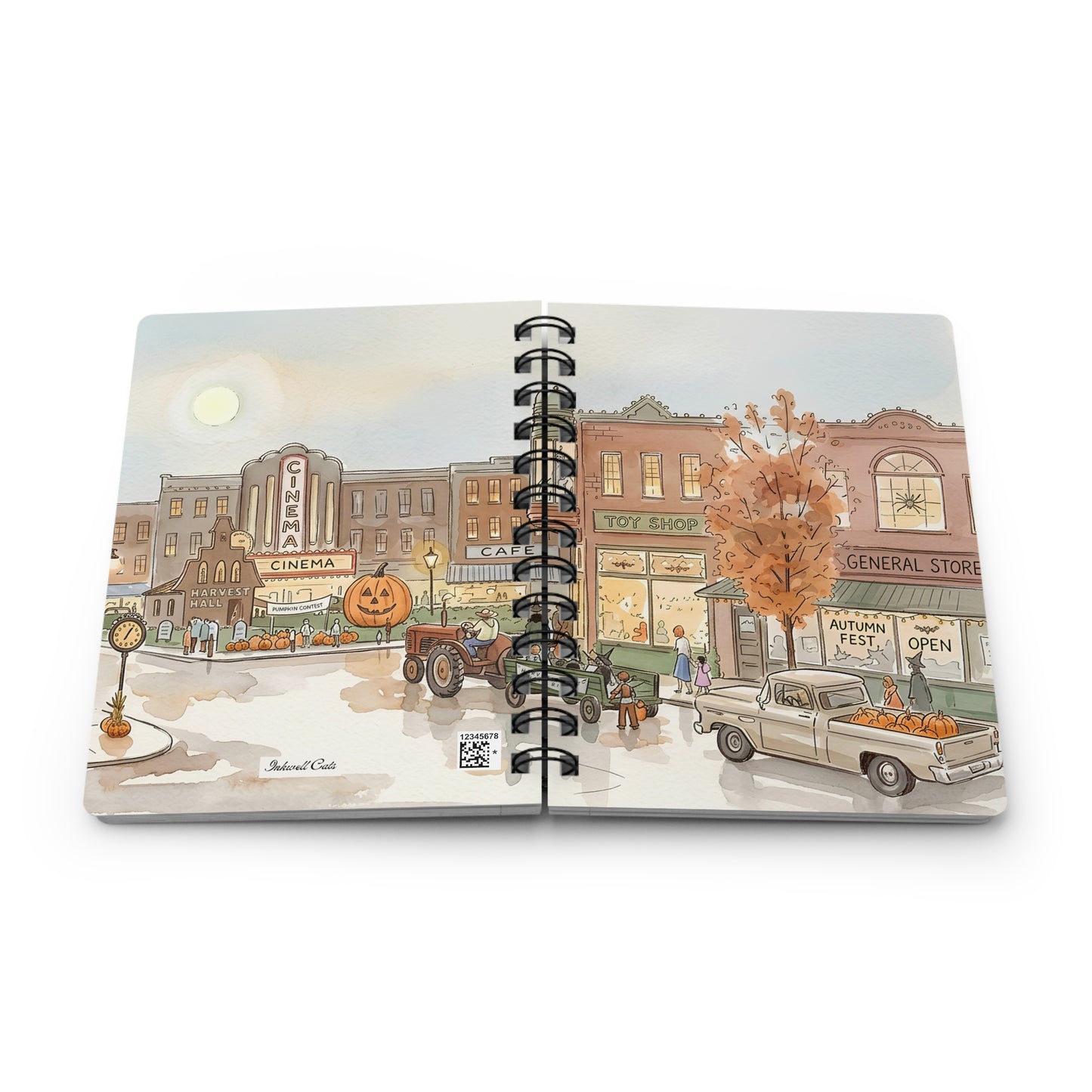 Harvest Festival Spiral Journal