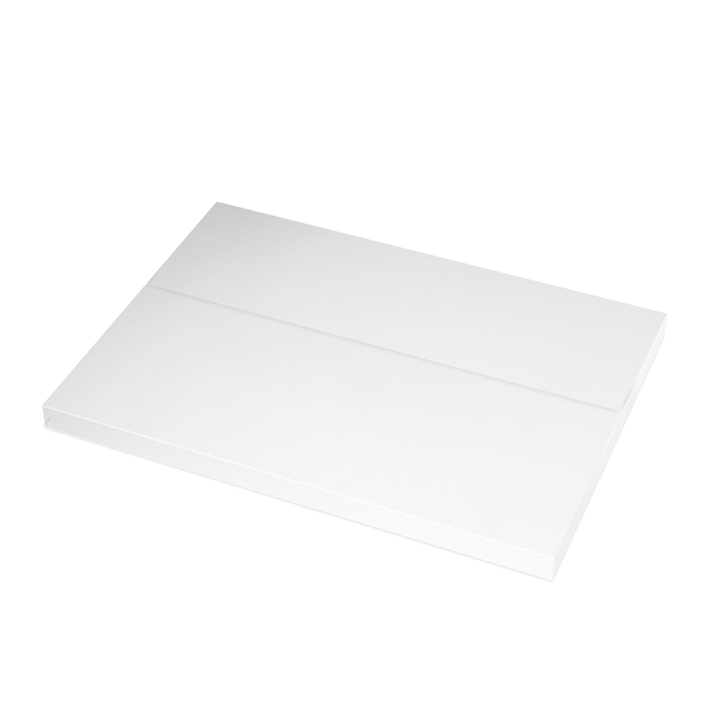 Blue Happy Birthday Illustration Greeting Card (Pack of 10)