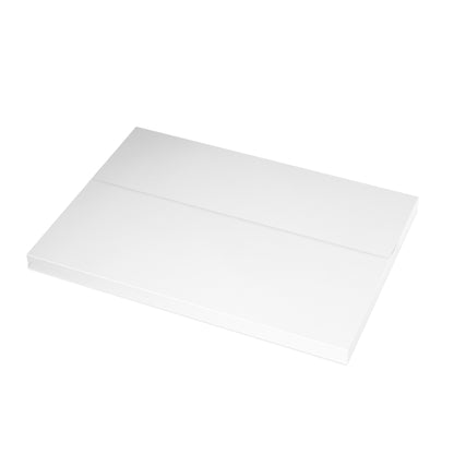 Blue Happy Birthday Illustration Greeting Card (Pack of 10)