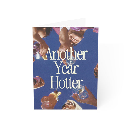 Another Year Hotter Birthday Card Set (Pack of 10)