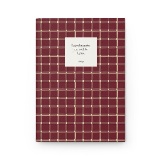 Crimson Sunday Reset Journal - Inkwell Cats