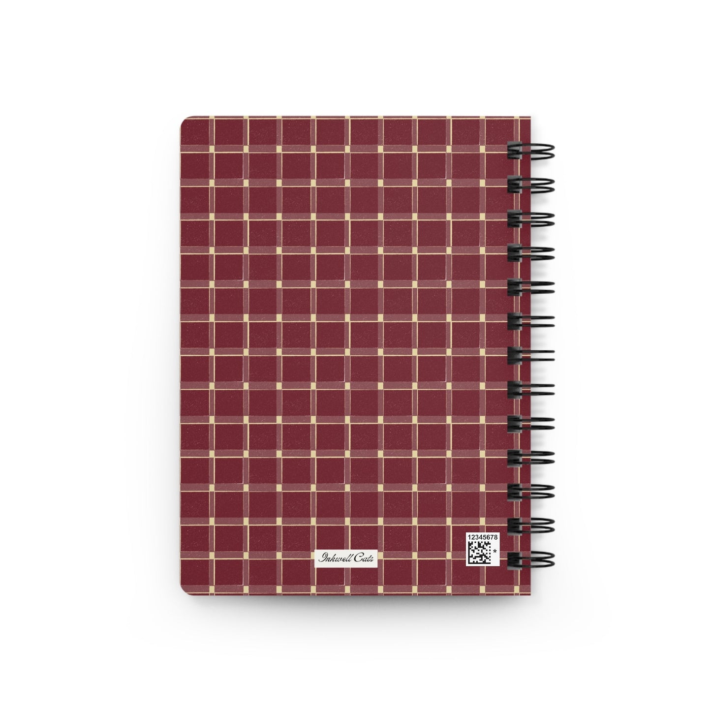 Crimson Sunday Reset Spiral Journal - Inkwell Cats