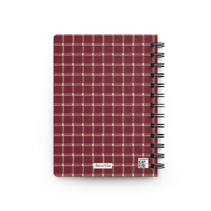 Crimson Sunday Reset Spiral Journal - Inkwell Cats
