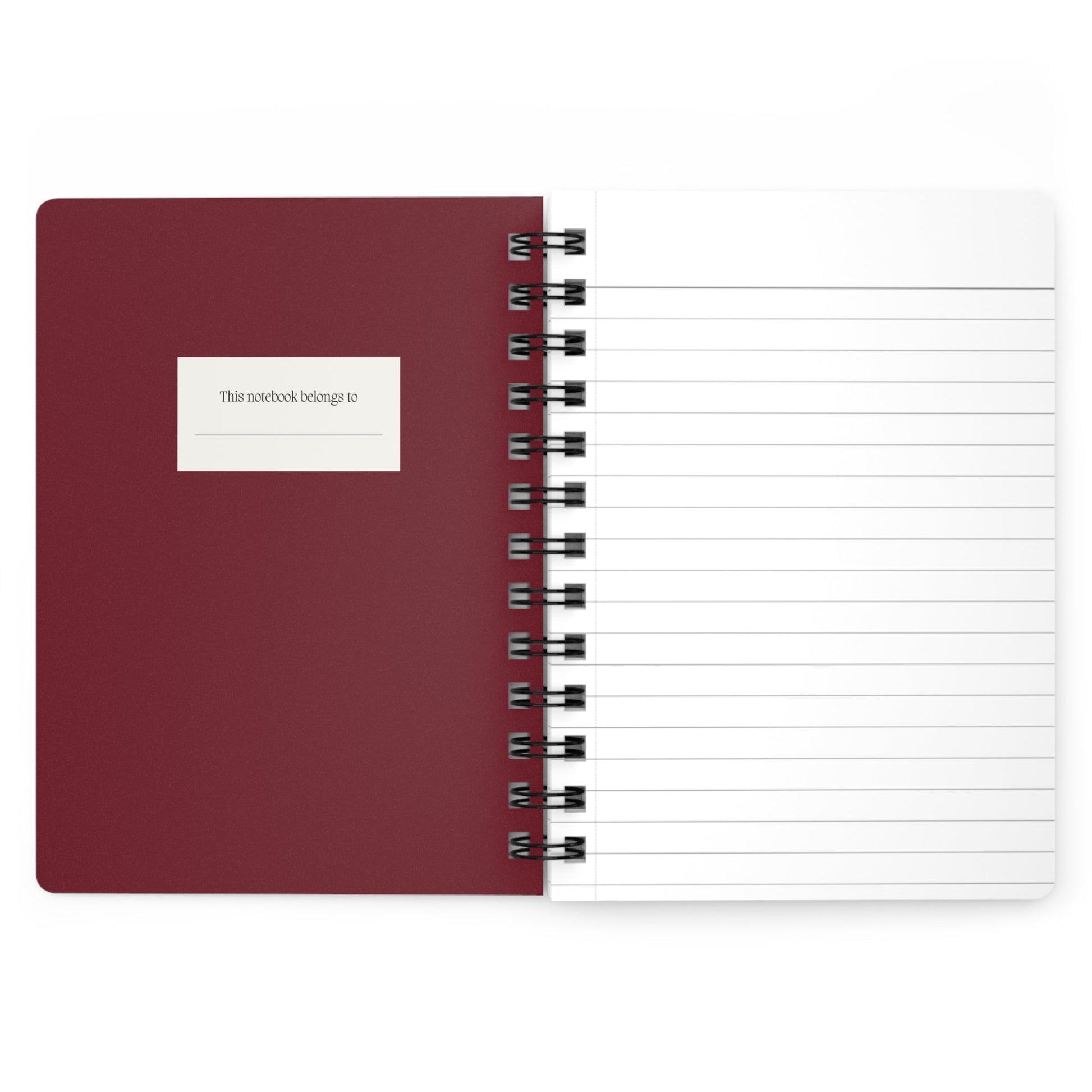 Crimson Sunday Reset Spiral Journal - Inkwell Cats