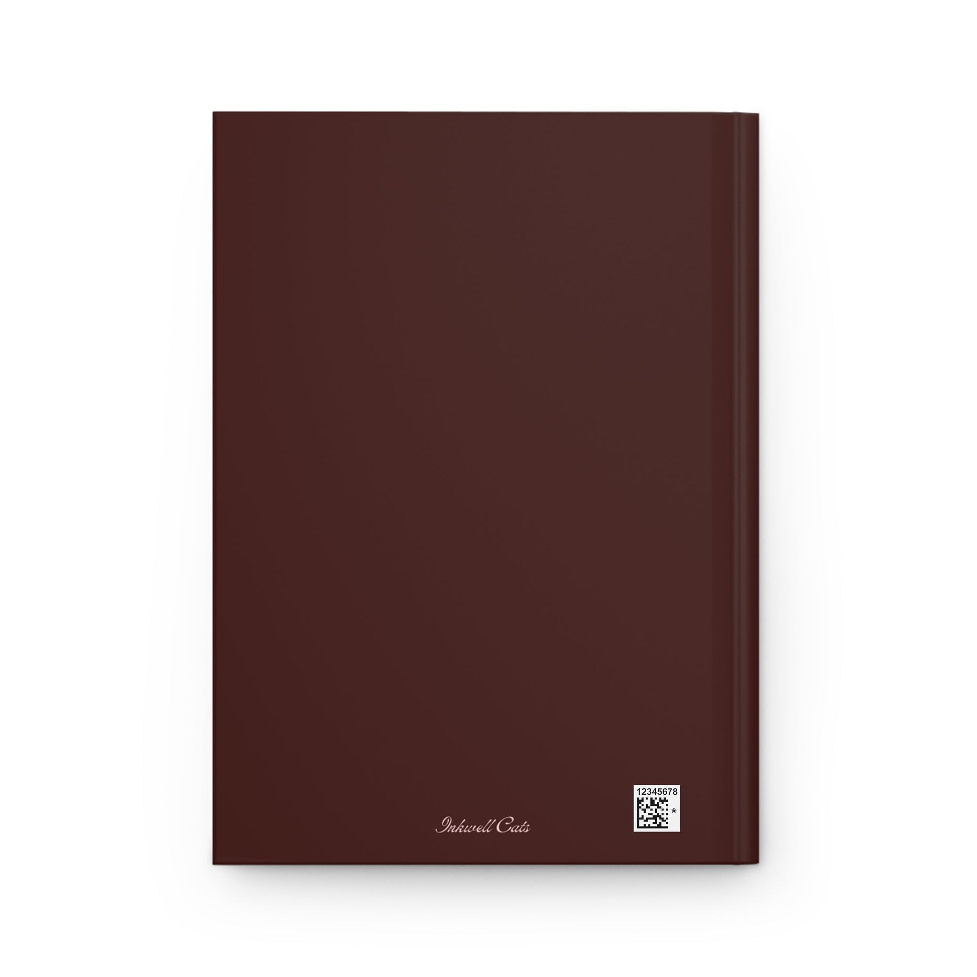 brown aesthetic journal with “enjoy the little things” handwritten quote