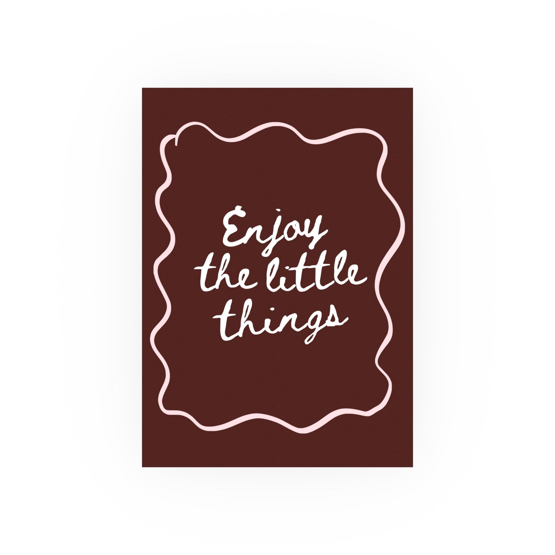 Enjoy the Little Things Print - Inkwell Cats