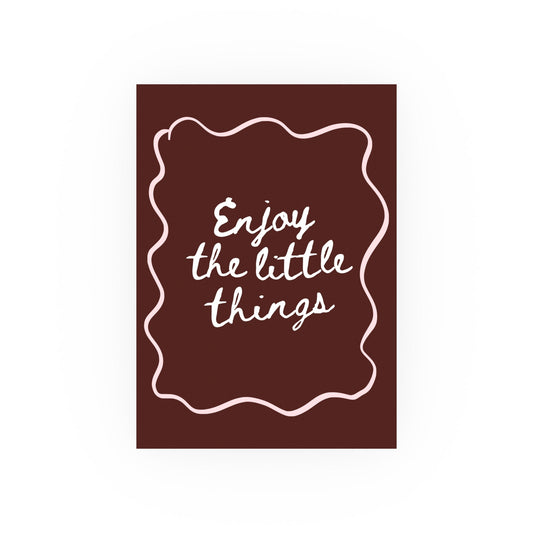 Enjoy the Little Things Print - Inkwell Cats