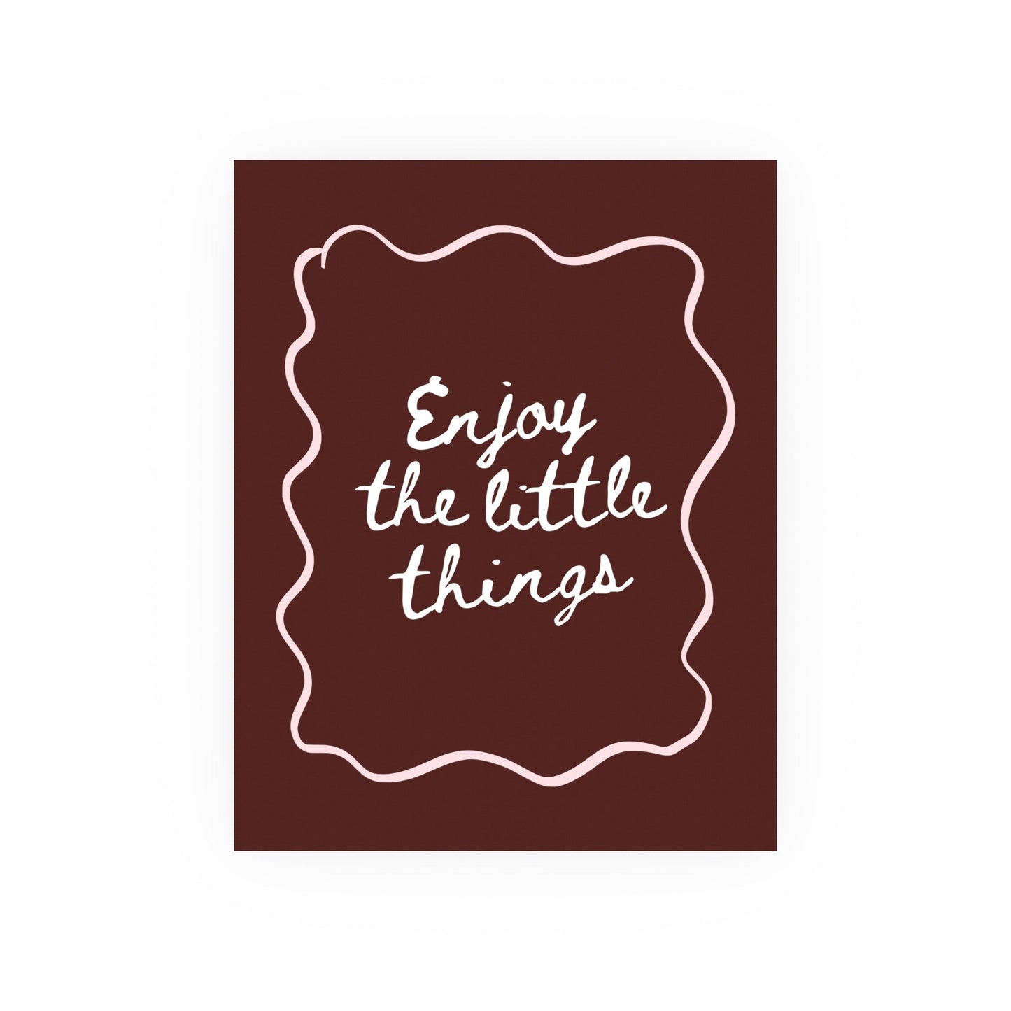 Enjoy the Little Things Print - Inkwell Cats