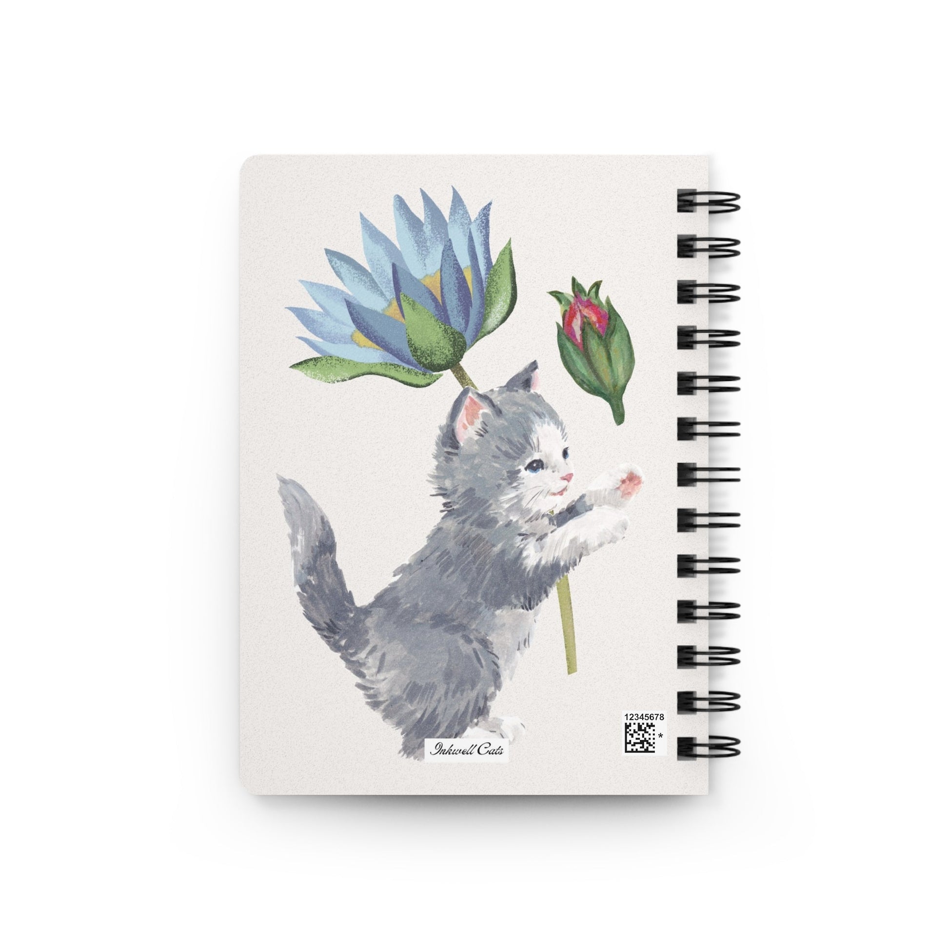 Garden Cats Daily Spiral Journal - Inkwell Cats