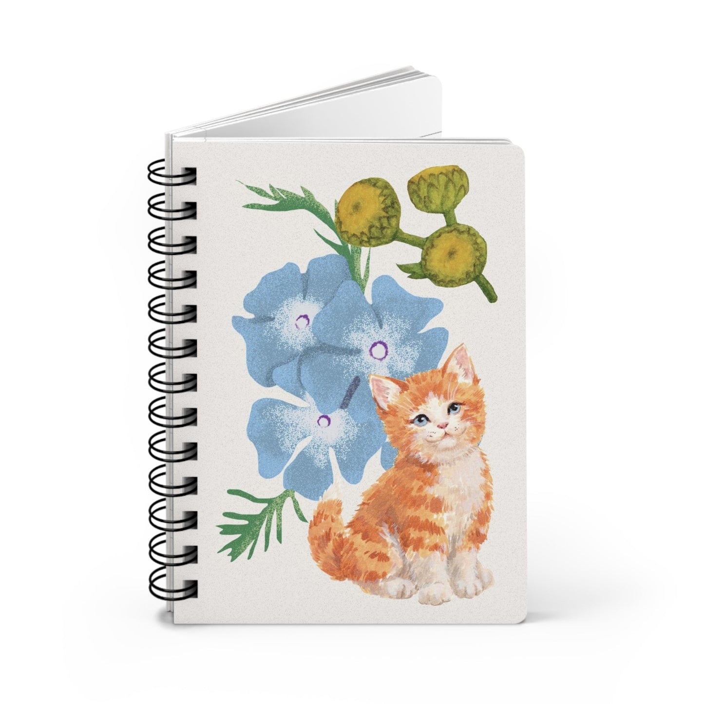 Garden Cats Daily Spiral Journal - Inkwell Cats