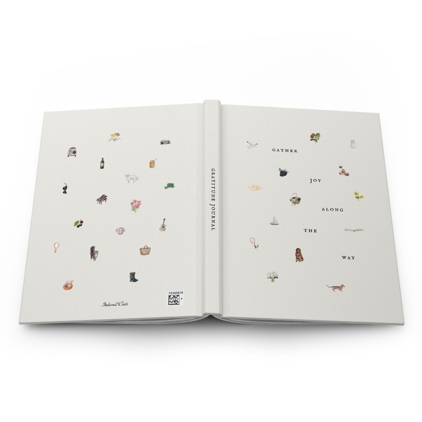 Gather Joy Along The Way Journal - Inkwell Cats
