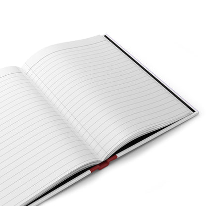 purple striped aesthetic journal how lucky am i cute notebook for journaling