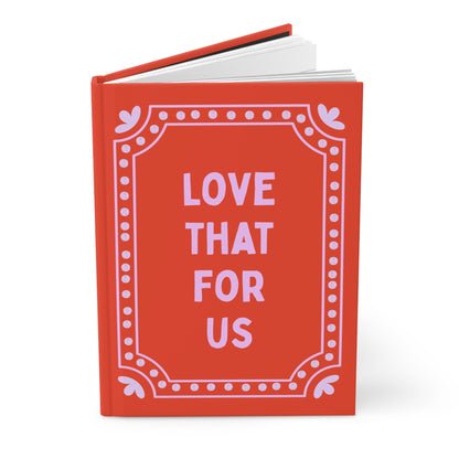 red aesthetic journal love that for us cute bold notebook writing journal