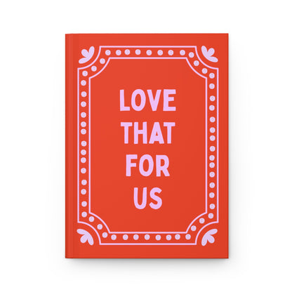 red aesthetic journal love that for us cute bold notebook writing journal