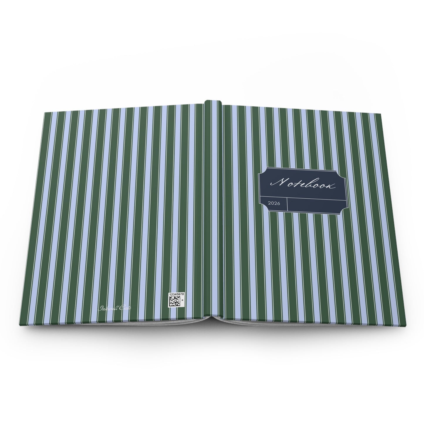 Vintage Stripe Journal - Inkwell Cats