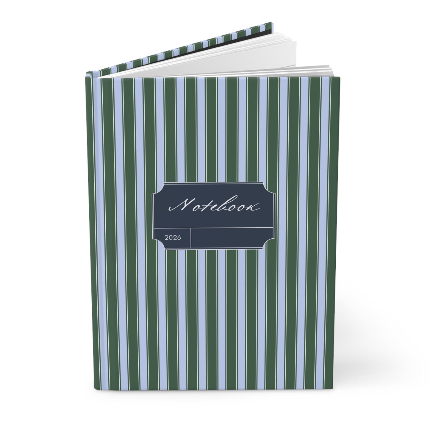 Vintage Stripe Journal - Inkwell Cats