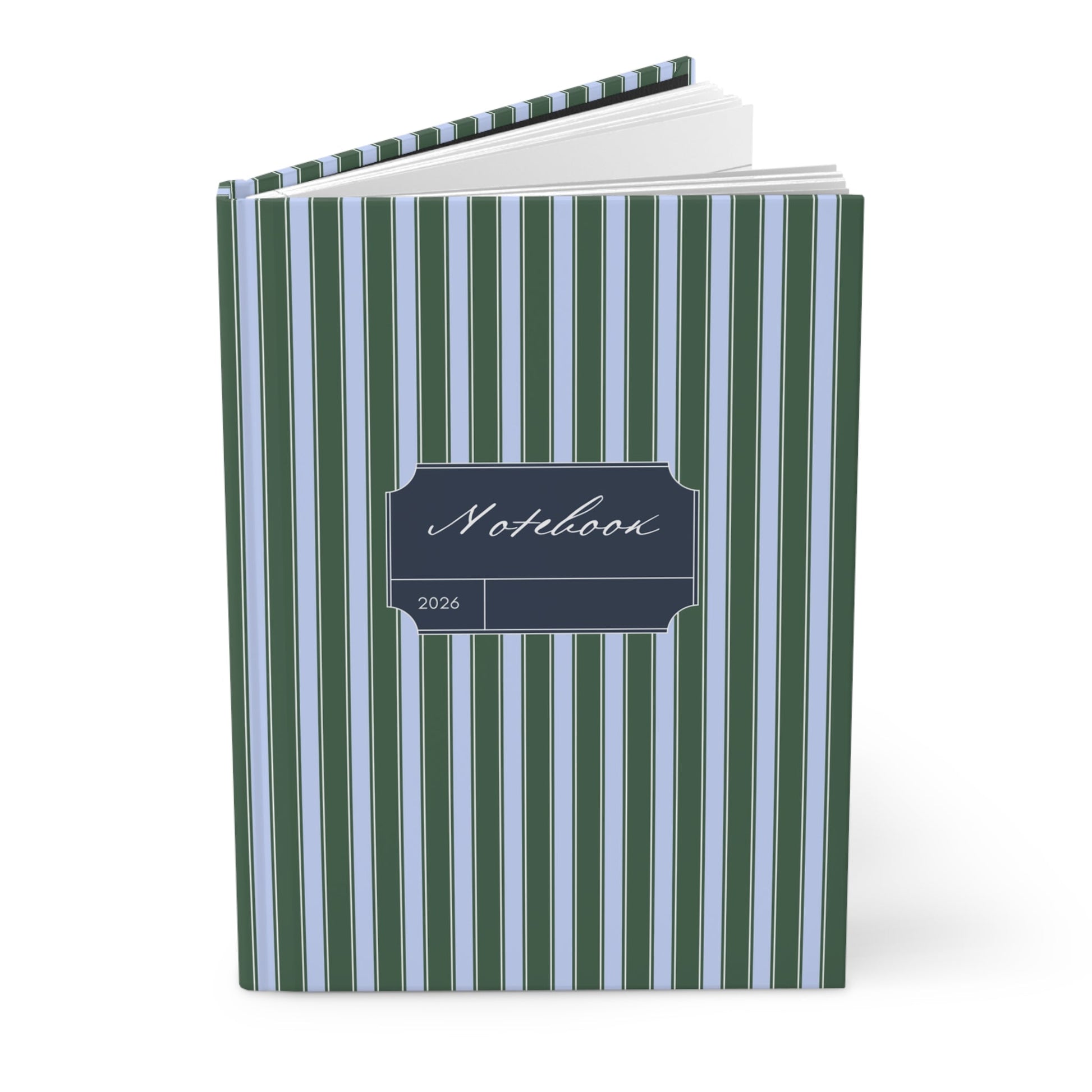 Vintage Stripe Journal - Inkwell Cats