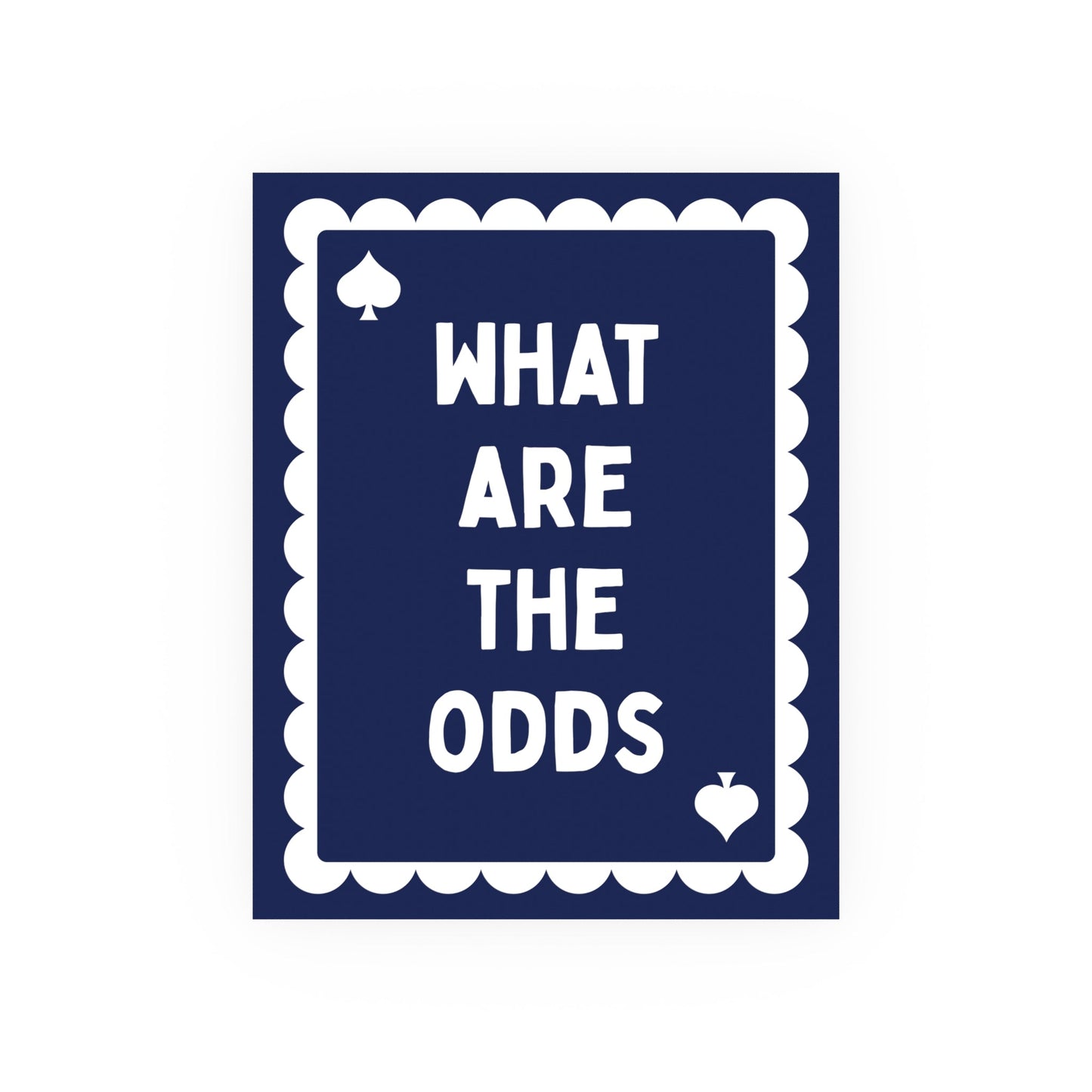 What Are The Odds Print - Inkwell Cats