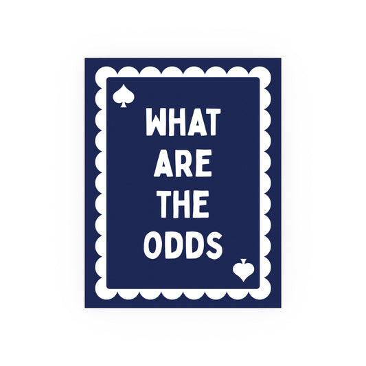 What Are The Odds Print - Inkwell Cats